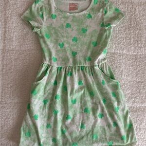 Cat & Jack girls shamrock dress